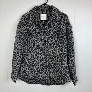 Bagatelle Collection Leopard Print Shirt Jacket Shacket - Size M‎